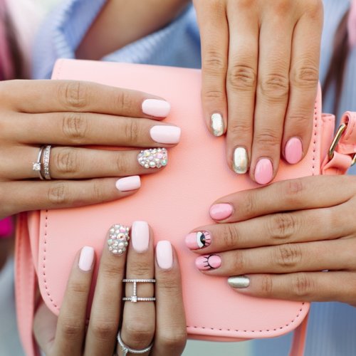 Uñas de gel y porcelana